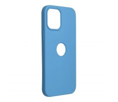 Forcell Silicone Case  iPhone 12 Pro Max tmavomodrý (with hole)