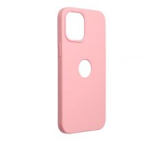 Forcell Silicone Case  iPhone 12 Pro Max růžový (with hole)