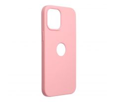 Forcell Silicone Case  iPhone 12 Pro Max růžový (with hole)