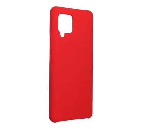 Forcell Silicone Case  Samsung Galaxy A42 5G červený