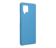 Forcell Silicone Case  Samsung Galaxy A42 5G tmavomodrý