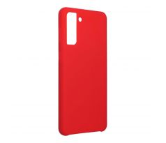 Forcell Silicone Case  Samsung Galaxy S21 Plus červený