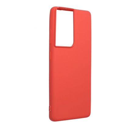 Forcell SILICONE LITE Case  Samsung Galaxy S21 Ultra růžový