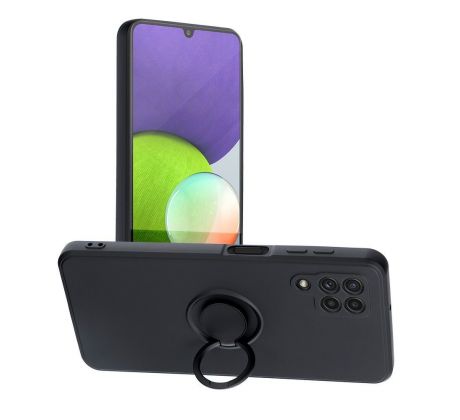 Forcell SILICONE RING Case  Samsung Galaxy A22 LTE ( 4G ) černý