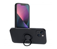 Forcell SILICONE RING Case  iPhone 13 mini černý