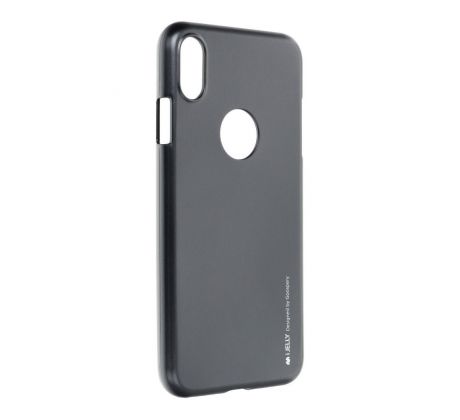 i-Jelly Case Mercury  iPhone XS Max (logo hole) -  černý