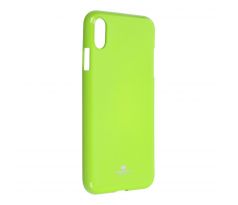 Jelly Case Mercury  iPhone XS Max - žlutý limetkový