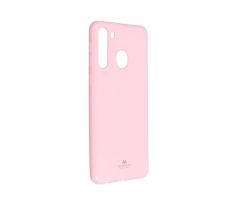 Jelly Case Mercury  Samsung Galaxy A21 light růžový