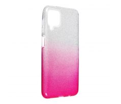 Forcell SHINING Case  Samsung Galaxy A12 průsvitný/růžový