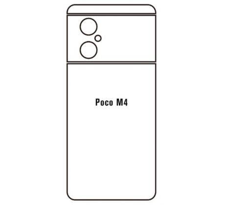 Hydrogel - matná zadní ochranná fólie - Xiaomi Poco M4 5G