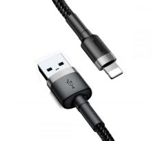 NABÍJECÍ A DATOVÝ KABEL BASEUS CAFULE LIGHTNING CABLE 50CM GREY/BLACK