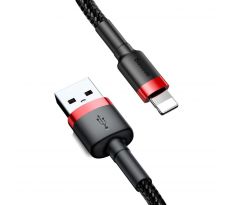 NABÍJECÍ A DATOVÝ KABEL BASEUS CAFULE LIGHTNING CABLE 100CM RED/BLACK