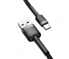 BASEUS CAFULE TYPE-C CABLE 200CM GREY/BLACK