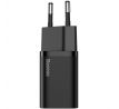 SÍŤOVÁ NABÍJEČKA NA MOBIL A TABLET BASEUS SUPER SI NETWORK CHARGER PD20W + LIGHTNING CABLE BLACK