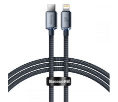 BASEUS CRYSTAL SHINE TYPE-C TO LIGHTNING CABLE PD20W 120CM BLACK