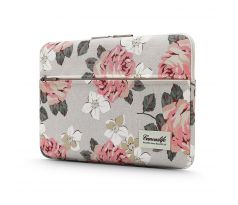 BRAŠNA NA NOTEBOOK CANVASLIFE SLEEVE LAPTOP 13-14 WHITE ROSE