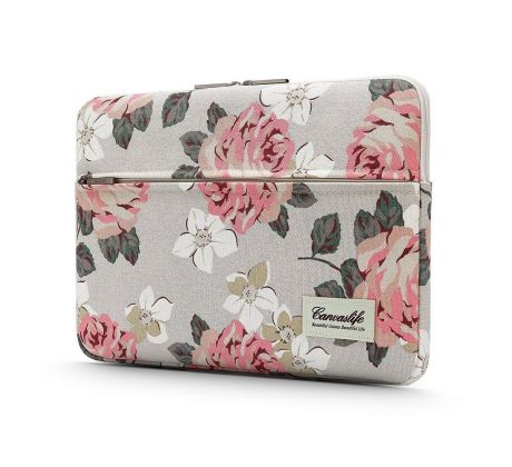 BRAŠNA NA NOTEBOOK CANVASLIFE SLEEVE LAPTOP 15-16 WHITE ROSE