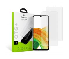 2KS V BALENÍ, SET 2 OCHRANNÝCH SKEL GLASTIFY OTG+ 2-PACK SAMSUNG GALAXY A33 5G CLEAR