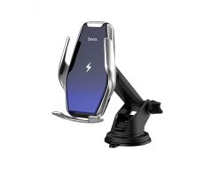 HOCO S14 CAR MOUNT WIRELESS CHARGER SILVER
