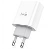 SÍŤOVÁ NABÍJEČKA NA MOBIL A TABLET HOCO C80A NETWORK CHARGER PD20W/QC3.0 WHITE