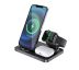 HOCO CW33 3IN1 WIRELESS CHARGER 15W BLACK