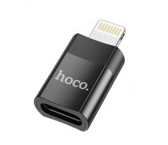 HOCO UA17 ADAPTER TYPE-C TO LIGHTNING BLACK
