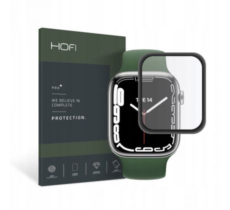 HYBRIDNÍ SKLO HOFI HYBRID PRO+ APPLE WATCH 7 / 8 / 9 (41 MM) BLACK