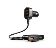 JOYROOM JR-CL03 5-PORT USB CAR CHARGER BLACK