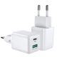 SÍŤOVÁ NABÍJEČKA NA MOBIL A TABLET JOYROOM L-QP303 2-PORT NETWORK CHARGER PD30W/QC3.0 WHITE