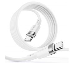 NABÍJECÍ A DATOVÝ KABEL JOYROOM S-1230N9 TYPE-C TO TYPE-C CABLE PD60W/3A 120CM WHITE