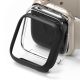2KS V BALENÍ, SET 2 KRYTU RINGKE SLIM 2-PACK APPLE WATCH 7 (41 MM) CLEAR & MATTE BLACK
