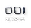 OCHRANA DISPLEJE HODINEK RINGKE SLIM 2-PACK APPLE WATCH 7 (41 MM) CLEAR & METALLIC BLUE