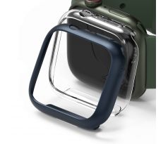 OCHRANA DISPLEJE HODINEK RINGKE SLIM 2-PACK APPLE WATCH 7/8 (45 MM) CLEAR & METALLIC BLUE
