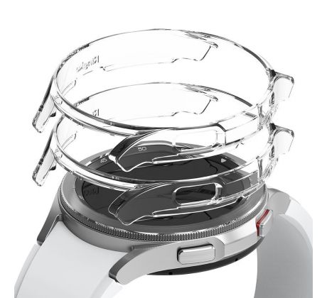 2KS V BALENÍ, SET 2 KRYTU RINGKE SLIM 2-PACK SAMSUNG GALAXY WATCH 4 CLASSIC 42 MM CLEAR