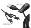 NABÍJECÍ A DATOVÝ KABEL SPIGEN C10I3 3IN1 TYPE-C & LIGHTNING & MICRO-USB CABLE 150CM BLACK