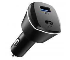 NABÍJEČKA DO AUTA SPIGEN PC1800 POWERARC 2-PORT CAR CHARGER PD30W/QC.3.0 BLACK