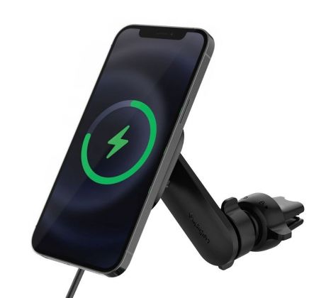 NABÍJECÍ DRŽÁK DO AUTA SPIGEN ITS12W ONETAP MAGNETIC MAGSAFE VENT CAR CHARGER 7.5W BLACK