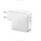 SÍŤOVÁ NABÍJEČKA NA MOBIL A TABLET SPIGEN PE2007EU POWERARC 2-PORT NETWORK CHARGER PD60W/QC3.0 WHITE