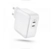 SÍŤOVÁ NABÍJEČKA NA MOBIL A TABLET SPIGEN PE2007EU POWERARC 2-PORT NETWORK CHARGER PD60W/QC3.0 WHITE