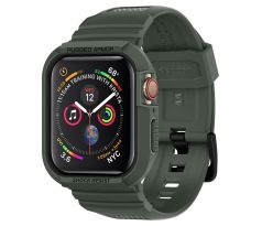 ŘEMÍNEK SPIGEN RUGGED ARMOR ”PRO” APPLE WATCH 4 / 5 / 6 / 7 / 8 / 9 / SE (44 / 45 MM) MILITARY GREEN