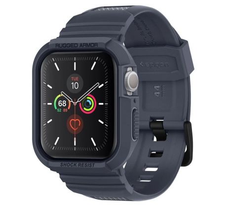 ŘEMÍNEK SPIGEN RUGGED ARMOR ”PRO” APPLE WATCH 4 / 5 / 6 / 7 / 8 / 9 / SE (44 / 45 MM) CHARCOAL GREY