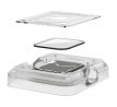 2KS V BALENÍ, SET 2 HYBRIDNÍCH SKEL SPIGEN PROFLEX ”EZ FIT” 2-PACK APPLE WATCH 7 / 8 / 9 (41 MM) CLEAR