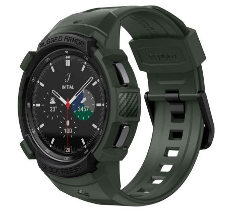 ŘEMÍNEK SPIGEN RUGGED ARMOR ”PRO” SAMSUNG GALAXY WATCH 4 CLASSIC 46 MM MILITARY GREEN