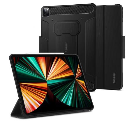 KRYT SPIGEN RUGGED ARMOR ”PRO” iPad Pro 12.9 2021 / 2022 BLACK