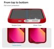 KRYT SPIGEN SILICONE FIT iPhone 13 mini RED