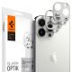 2KS V BALENÍ, SET 2 SKEL ZADNÍ KAMERY SPIGEN OPTIK.TR CAMERA PROTECTOR 2-PACK iPhone 13 Pro / 13 Pro Max SILVER