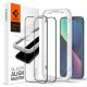 2KS V BALENÍ, SET 2 OCHRANNÝCH SKEL SPIGEN ALM GLASS FC 2-PACK iPhone 13 Pro Max / 14 Plus / 15 Plus BLACK