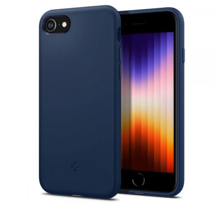 KRYT SPIGEN SILICONE FIT iPhone 7 / 8 / SE 2020 / 2022 NAVY BLUE