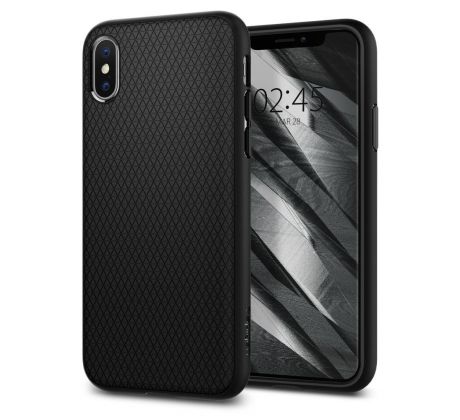 KRYT SPIGEN LIQUID AIR iPhone X/XS MATTE BLACK