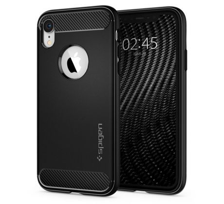 KRYT SPIGEN RUGGED ARMOR iPhone XR MATTE BLACK